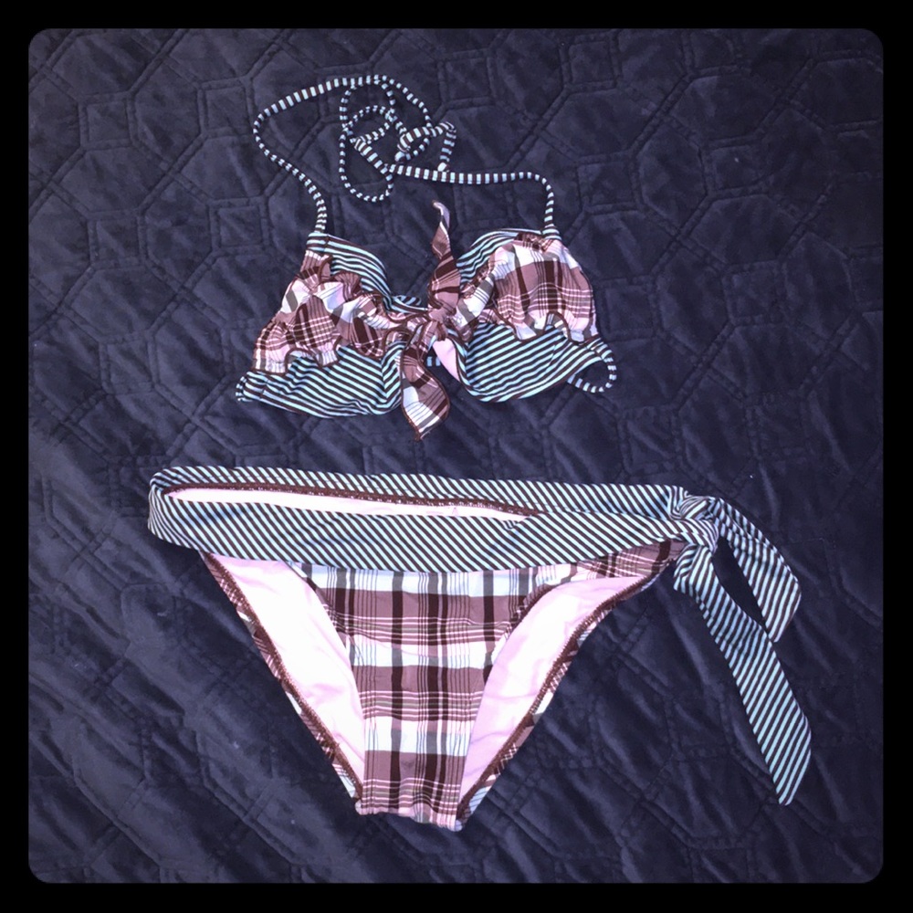 Split brand women's bikini swimsuit